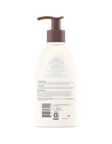 Loción Hidratante Diaria Sin Fragancia Aveeno 354.88 ml