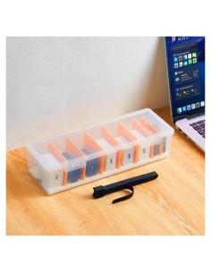 Caja Organizadora de Cables PGTDCAMU con 16 Sujetacables