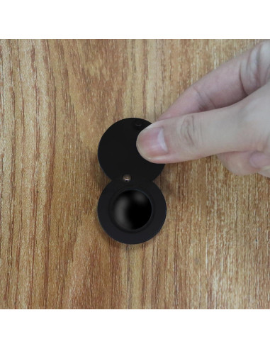 Cubierta de Mirilla de Latón HARDHAWK para Puerta Negra