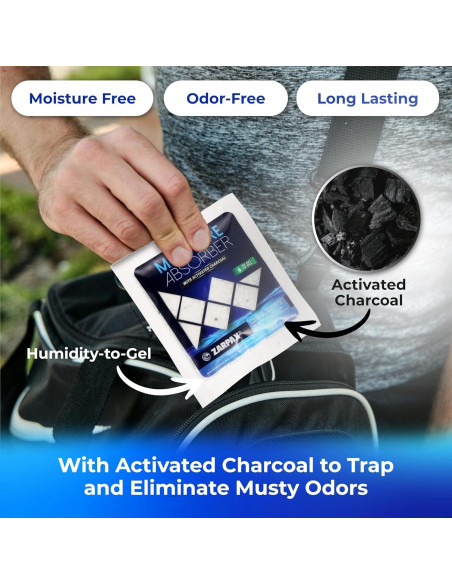 Bolsitas Absorbentes de Humedad Zarpax 40g - Set de 8