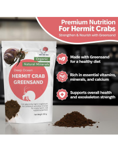 Suplemento Arena Verde Snout and Shell 85g - Calcio y Minerales 2