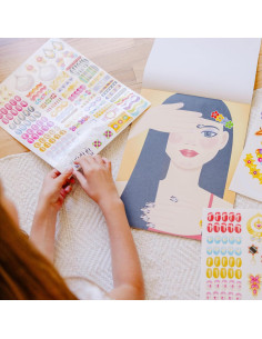 Almohadilla de Calcomanías de Joyería y Uñas Melissa & Doug - 360+ Calcomanías 2