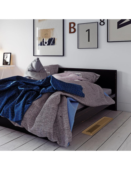 Cubiertas de Ventilación de Piso Metalicas Tandefio 2 Pcs 2x30 cm