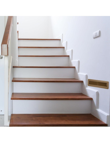 Cubiertas de Ventilación de Piso Metalicas Tandefio 2 Pcs 2x30 cm