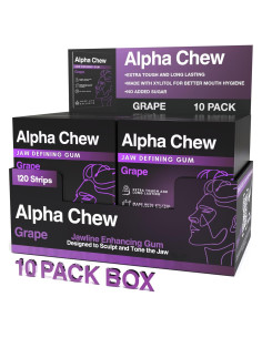 Chicle Duro para Mandíbula MAKE LIFE EXCLUSIVE Sabor Uva