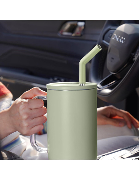 Pajitas Reutilizables Tomorotec de Acero Inoxidable 6-Pack