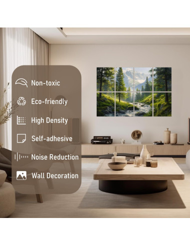 Panel Acústico FurnoFlexArt 121.92x81.28cm Aislamiento Sonoro