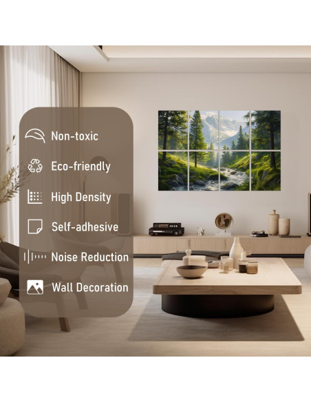 Panel Acústico FurnoFlexArt 121.92x81.28cm Aislamiento Sonoro