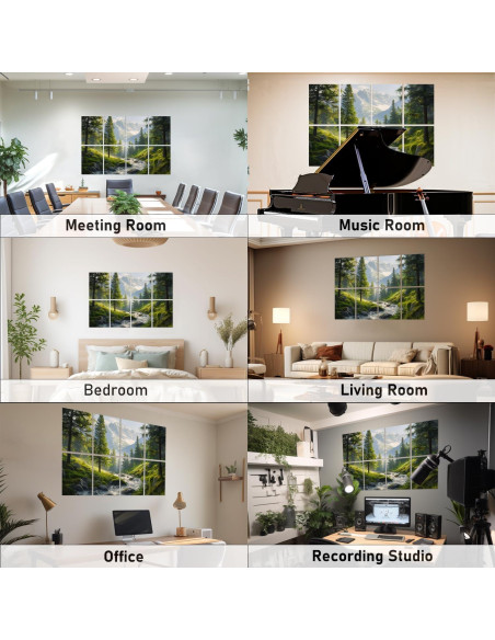 Panel Acústico FurnoFlexArt 121.92x81.28cm Aislamiento Sonoro