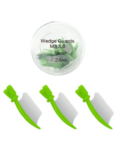 Cuchillo Dental de Cuña Windplusya Pequeño Verde 24 Pcs