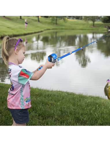 Caña de Pesca Telescópica para Niños BETTER LEADER 1.5m