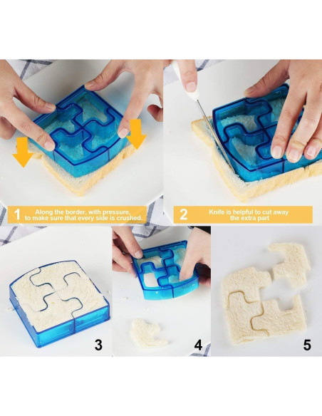 6 Cortadores de Sándwiches de Animales HANHAN - Apto Lavavajillas