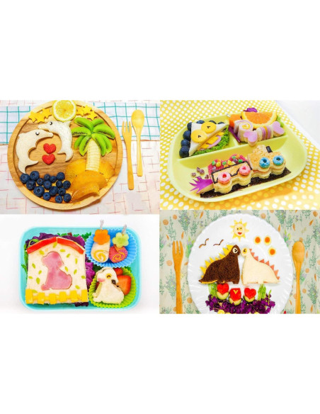 6 Cortadores de Sándwiches de Animales HANHAN - Apto Lavavajillas