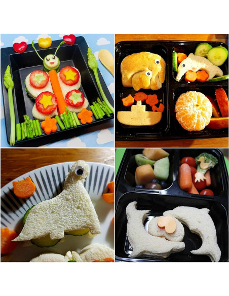 6 Cortadores de Sándwiches de Animales HANHAN - Apto Lavavajillas