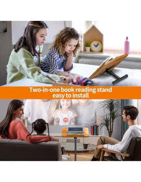 Soporte de Música y Libro NAMON 2-en-1 Madera Sólida 41.91x29.97cm