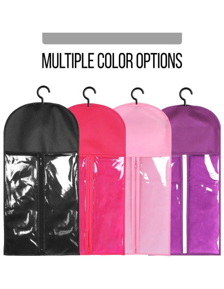 Bolsa de Almacenamiento para Pelucas AIHOPESTO 3PCS Negro