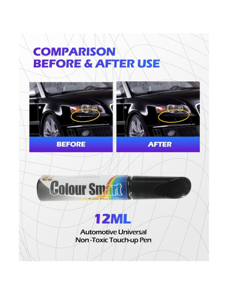 Bolígrafo de Retoque SCUARI 1 Onza Negro para Automóviles