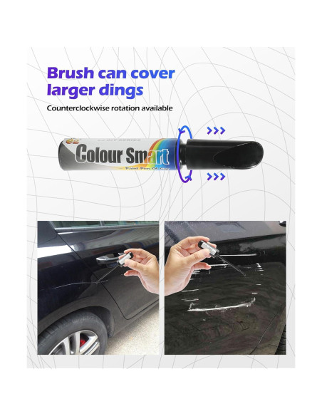 Bolígrafo de Retoque SCUARI 1 Onza Negro para Automóviles