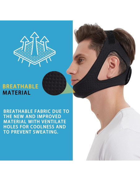 Correa de Barbilla Ajustable PRMRES para CPAP - Antirronquido