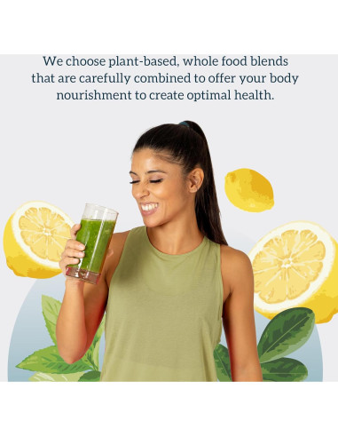 Organifi Jugo Verde - Polvo Orgánico 30 Porciones - Control de Estrés