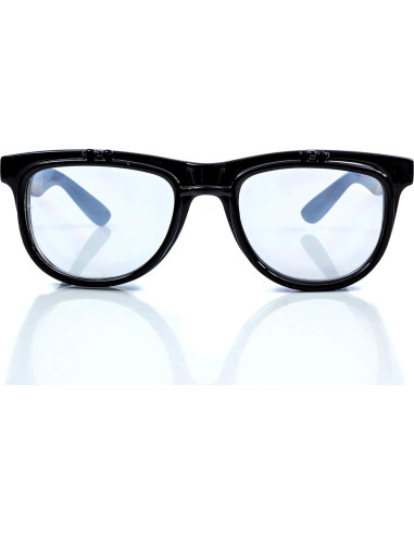 Gafas de Difracción Abatibles Plur Vision - Lentes Claras para Rave