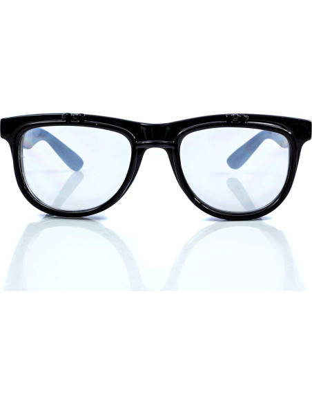 Gafas de Difracción Abatibles Plur Vision - Lentes Claras para Rave
