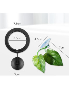 Hamacas de Hoja y Anillo para Peces Betta YKEBVPW 2