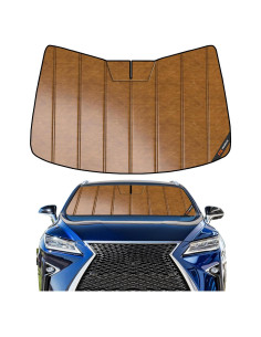 Parasoles para Parabrisas Lexus RX 2016-2022 - Cuero Marrón