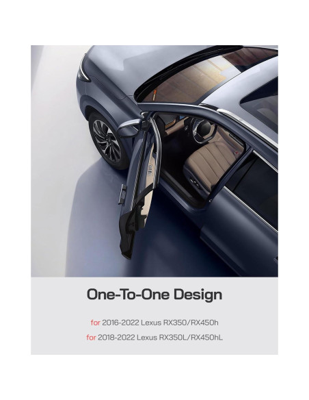 Parasoles para Parabrisas Lexus RX 2016-2022 - Cuero Marrón