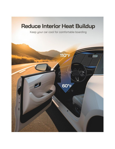 Parasoles para Parabrisas Lexus RX 2016-2022 - Cuero Marrón