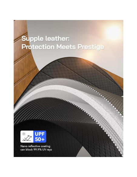 Parasoles para Parabrisas Lexus RX 2016-2022 - Cuero Marrón