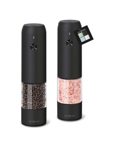 Molino de Pimienta Eléctrico Ultrean Negro Recargable 70ml