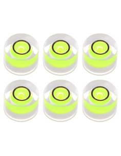 Nivel de Burbuja Espiritual HARFINGTON 6pcs 8mm Verde