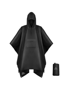 Poncho de Lluvia Coralrain Impermeable Unisex con Capucha