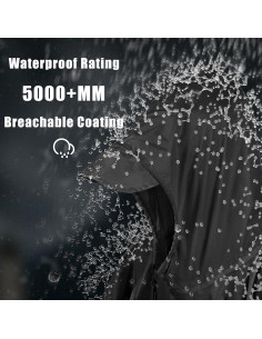 Poncho de Lluvia Coralrain Impermeable Unisex con Capucha 2