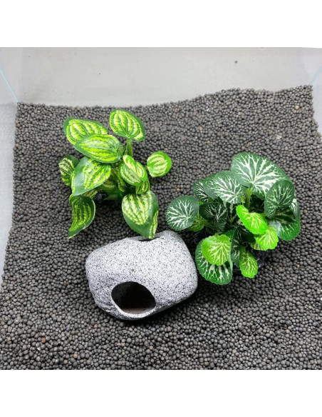 Decoración Acuario Smoothedo 3pcs Plantas Artificiales 10cm