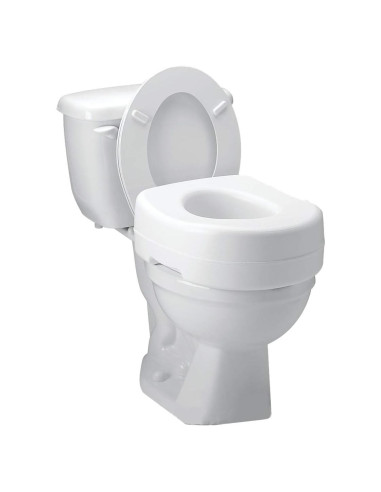 Elevador de Asiento de Inodoro Carex 14 cm Antideslizante 136 kg