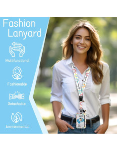 Cinta para Insignia Retráctil Piefly Be Kind 48.8cm 2