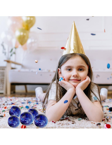 Paquete de 20 pelotas de estrés Galaxy 6.3 cm para niños