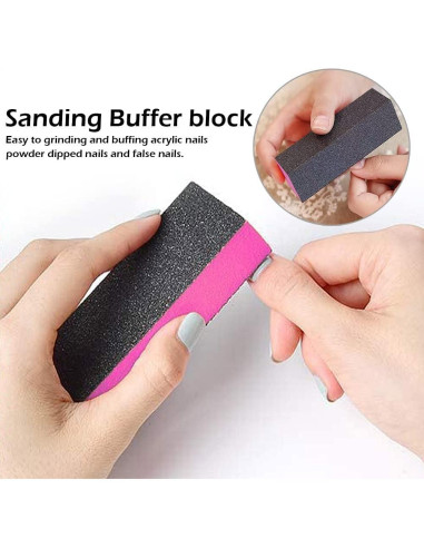 Bloques de Pulido de Uñas SKYPIA 2 Piezas 9.4x3.5cm