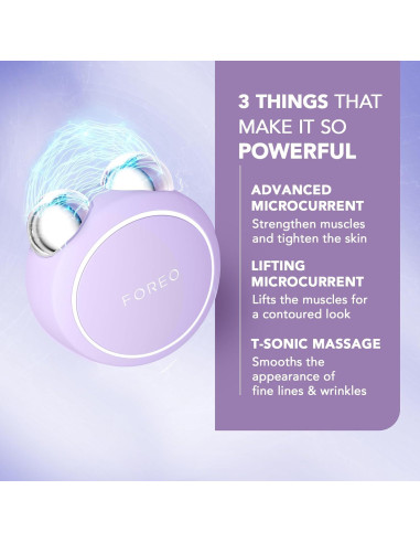 Dispositivo Facial Microcorriente FOREO BEAR 2 - Antienvejecimiento - Lavanda