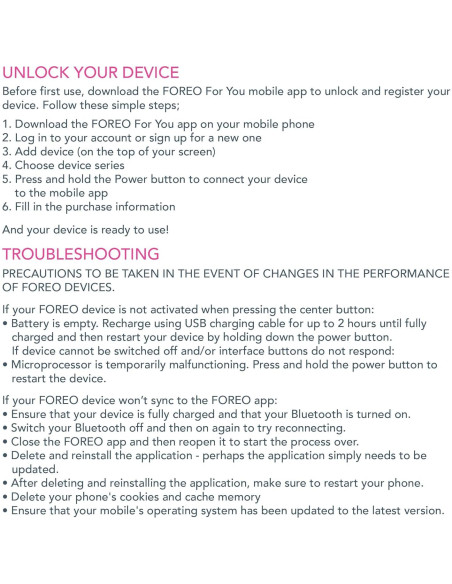 Dispositivo Facial Microcorriente FOREO BEAR 2 - Antienvejecimiento - Lavanda