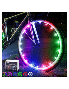 Luces LED para Ruedas de Bicicleta DAWAY A01 - 7 Colores