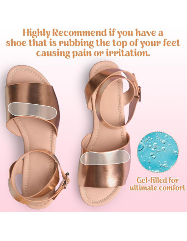 Extensor de Correa de Sandalia Cutecrop 6 Pares Beige Antideslizante