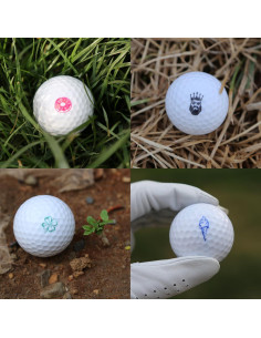 Sello de Pelota de Golf ZEETY ZTY-STMP-B Autoinking 1PUTT WIZARD 2