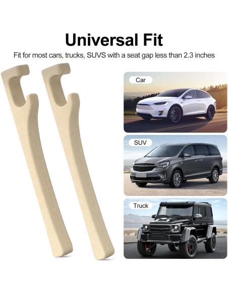 Relleno Espacio Asientos JAGASOL Beige Universal Auto SUV