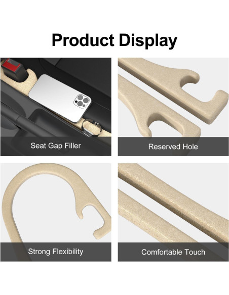 Relleno Espacio Asientos JAGASOL Beige Universal Auto SUV