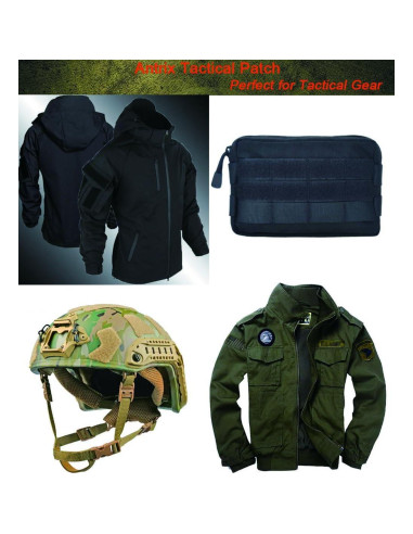 Parche Táctico de Seguridad Antrix 8cm Bordado 3D