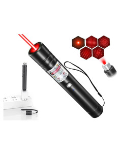 Puntero láser rojo USB Yiwu 9127 2 en 1 para oficina y gatos