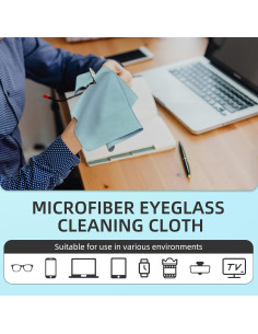 Paño de limpieza de ante UpaClaire 40x40 cm azul XL 2